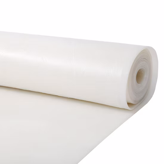 Feuille de caoutchouc de silicone industrielle de haute qualité, feuille de silicone souple