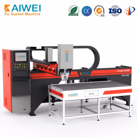 Machine à mousser PU à armoire linéaire droite