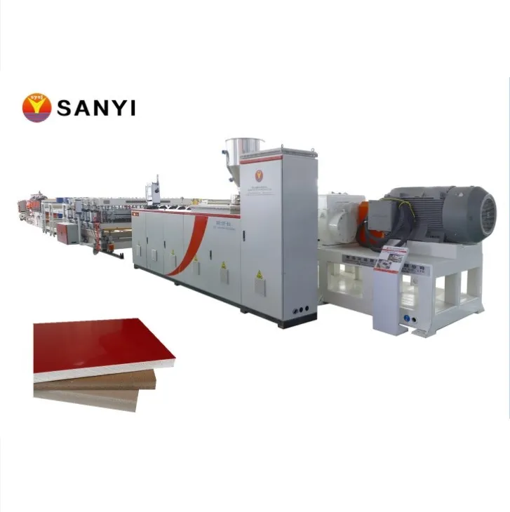 Machine en plastique de panneau écumant de PVC WPC pour le panneau de meubles de panneau de porte